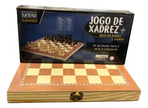 Jogo Passatempo Xadrez Profissional Duas Pessoas Barato