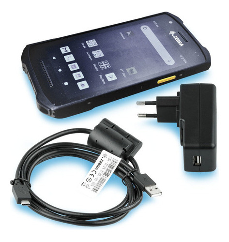 Kit Coletor Dados Zebra Tc21 Se4710 Cabo Usb/fonte (zbr01)