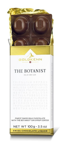 Chocolate Con Gin The Botanist 100 Gramos X2 