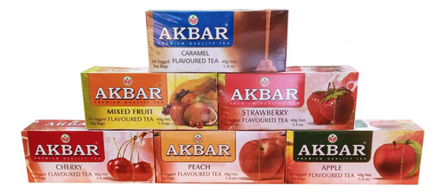 Té Sabores Frutales (dulces) - Akbar (pack 6 Unid) | Teashop