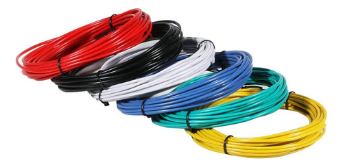 22 Calibre Pvc 1007 Kit De Cable Eléctrico Sólido 6 Colores 