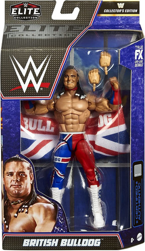 Bulldog Británico  Wwe Elite 94 Toy Wrestling Figura D...