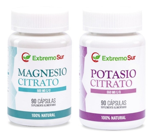 Magnesio Citrato + Potasio Citrato Pack