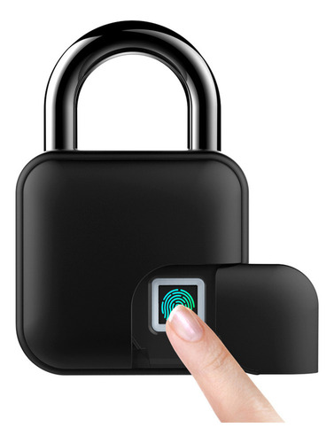Candado Inteligente Huella Y App Desbloqueo Recargable Y