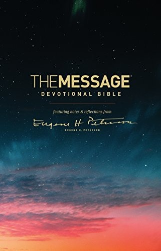 Book : The Message Devotional Bible (softcover) Featuring...