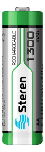 Pila Recargable Aa Steren Bat-nm-aa 1.2v 1300 Mah 4pilas