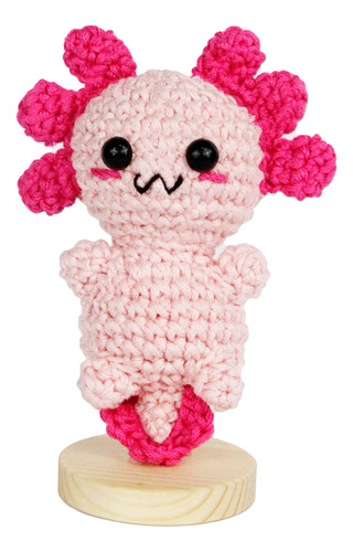 Mini Ajolote Amigurumi Tejido A Crochet A Mano