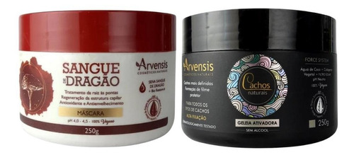 Kit Arvensis Máscara Sangue De Dragão 250g + Geleia Alta