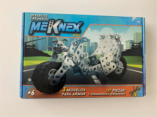 Juego Construcción Mekbex 3 Modelos P/armar 127 Piezas Nuevo