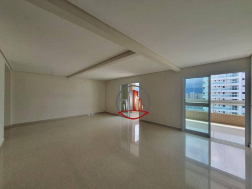 Belíssima Cobertura Na Vila Caiçara A 100 Metros Da Praia. - Co0017