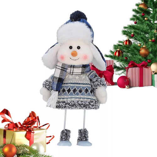 Muñeco De Peluche Con Personaje Navideño De Muñeco De Nieve,