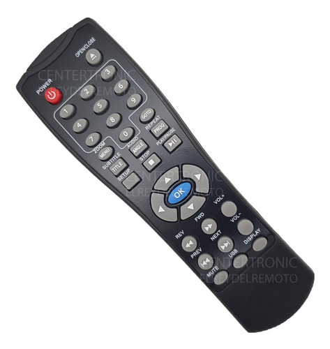 Control Remoto 3557 Para Dvd Noblex Philco Sanyo Bgh Amtc