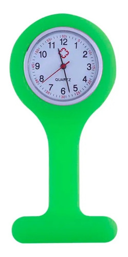 Kit De Enfermagem Verde P.a Med Com Esteto Esfigmo E Relógio