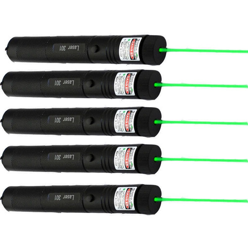 5pcs Láser Verde Puntero Pen 532nm 5mw Militar De Alta Poten