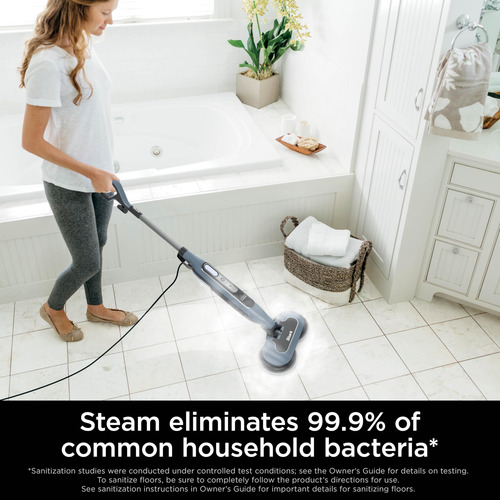 Steam Mop Shark Steam & Scrub S8000, Desinfectante, Azul