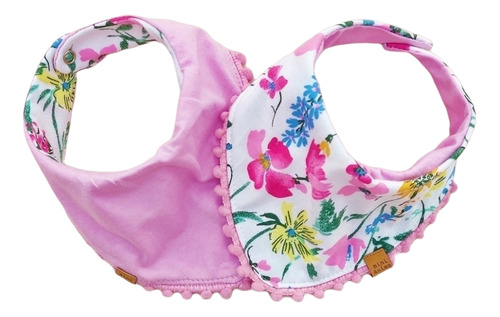 Babero Bandana Primrose Lilium Mini Anima Reversible Algodon