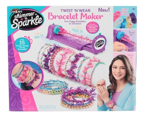 Diseña Pulseras Cra-z-art Shimmer'n Sparkle Bracelet Maker
