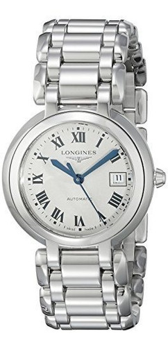 Longines Primaluna Madre De La Perla Del Acero Inoxidable De