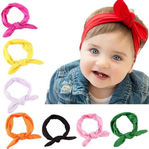 comprar  Kit 5 Turbantes Infantil Laço Várias Cores Bebê Menina