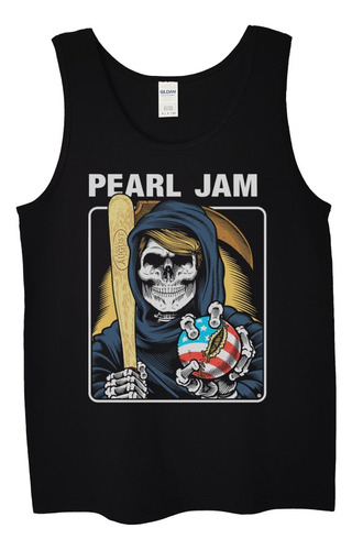 Polera Musculosa Pearl Jam August 2016 Rock Abominatron