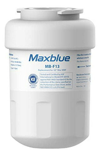 Filtro De Agua Para Refrigerador Maxblue Mwf.