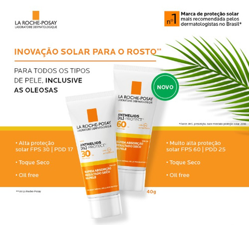 Imagem 2 de 4 de Protetor Solar Anthelios Xl Protect Fps30 40g La Roche-posay