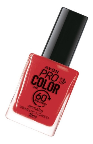 Esmalte Avon True, Mark Ou Crystal - Cores À Escolher. Cor Vermelho Icônico 60s