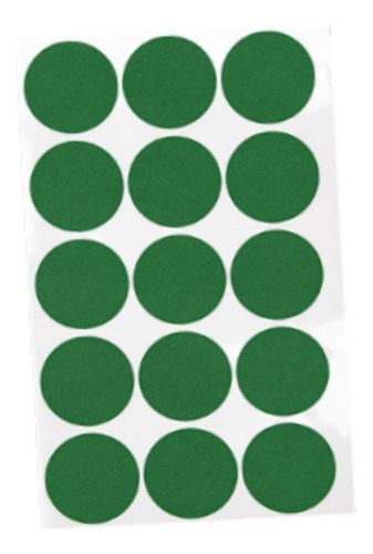 Puntos Marcadores Para Mesa De Billar, Verde 35 Mm 15piezas