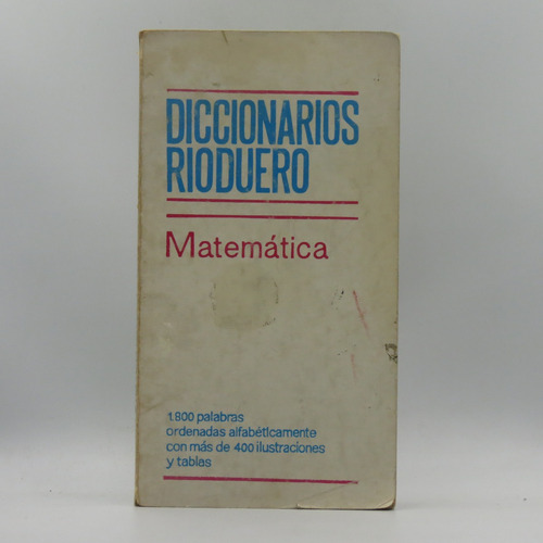 Diccionarios Rioduero Matemática