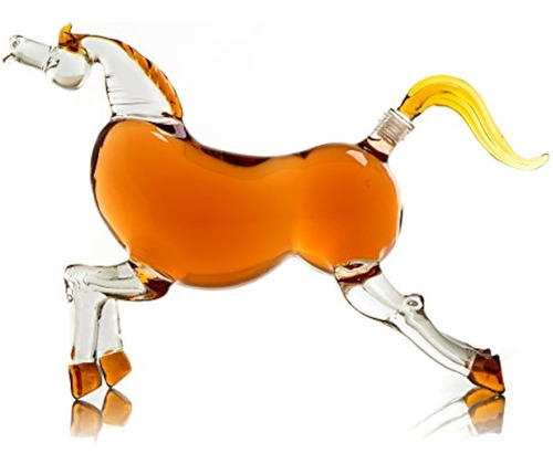 The Wine Savant Horse Derby Decanter Para Bourbon Whisky Sco