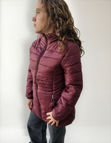Campera Puffer Con Piel Interna Línea Económica
