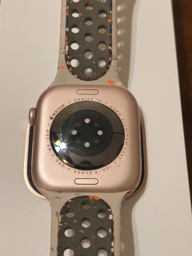 Apple Watch Serie 10 46mm Impecable Rose Gold Silicona Beige Rosa (Usado)