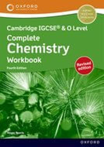 Cambridge Igcse & O Level Complete Chemistry: Workbook *4th 