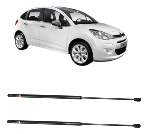 Kit X2 Amortiguador Porton Trasero Citroen C3 Desde 2012