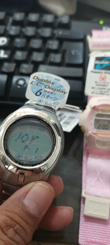 Reloj Casio Edb 111d 7 Duplex Lc Display E Data Bank Gris Gris Gris (Usado)