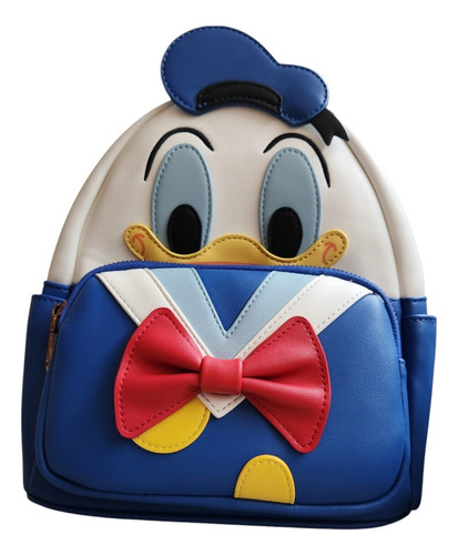 Mochila Pato Donald Disney Azul Liso (Usado)