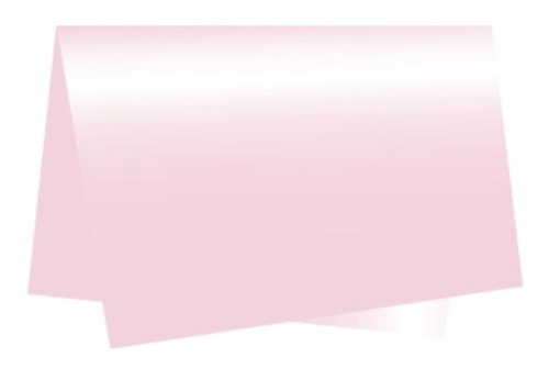Plástico Sujinho Celofane Liso 49x69 Cm - 50 Folhas Cor Rosa-claro