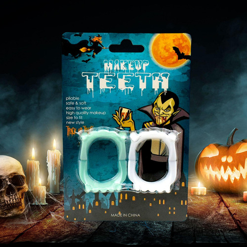 5 Colmillos Luminosos De Halloween Horribles Para Accesorios