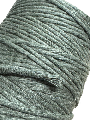 Cordon De Algodon 36 Hebras X 100 Mts Macrame Verde Musgo