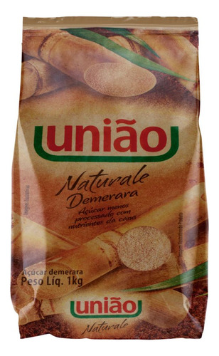 Açúcar Naturale Demerara União Pacote 1kg