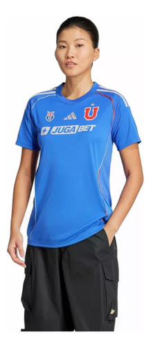 Camiseta Local Mujer adidas U De Chile 2025 Azul