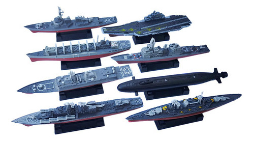 8 Kits De Rompecabezas De Maquetas De Barcos Para Ensamblar