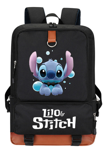 Mochila Escolar Stitch Más Vendida De Transborder Stilson