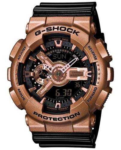 Reloj Casio G - Shock Modelo Ga - 110 Color Cobre Con Negro