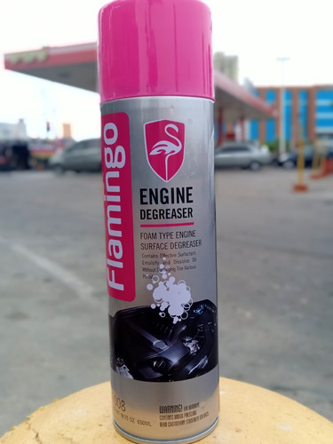 Imagen 1 de 1 de Spray Desengrasador De Motor Espuma Flamingo