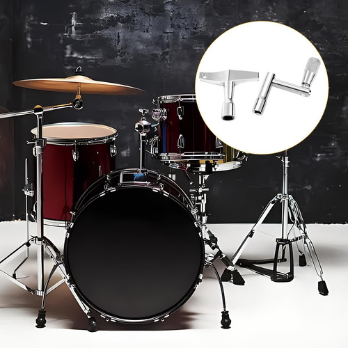 5pcs Drum Tuning Key, T & Z Shaped Drum Key Tool Keychain...