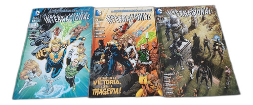 Comics Liga De La Justicia Internacional Numeros 1 2 Y 3 Dc 