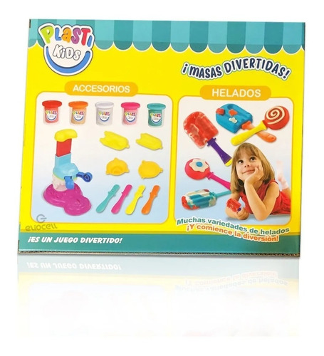 Masas Plasti Kids Fabrica De Helados Color Multicolor