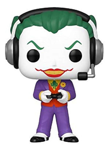 Funko Pop! Figura Vinilo Exclusivo Heroes Dc Gamer Joker 295