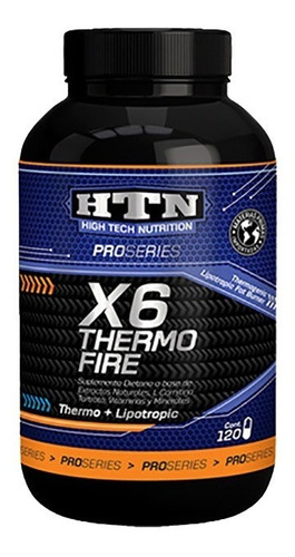 Htn X6 Thermo Fire Quemador De Grasa Pastillas Adelgazantes